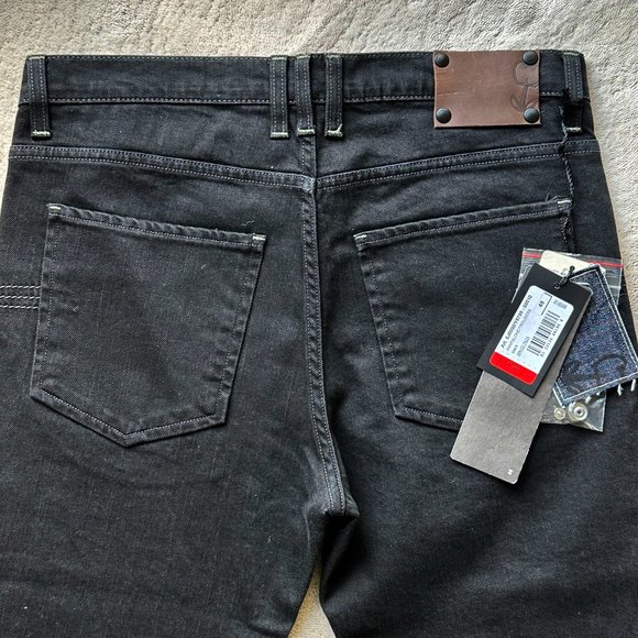 Made in Italy PATRIZIA PEPE Black STRETCH COTTON Slim JEANS Size 48 EUR | 32 US - Picture 7 of 10